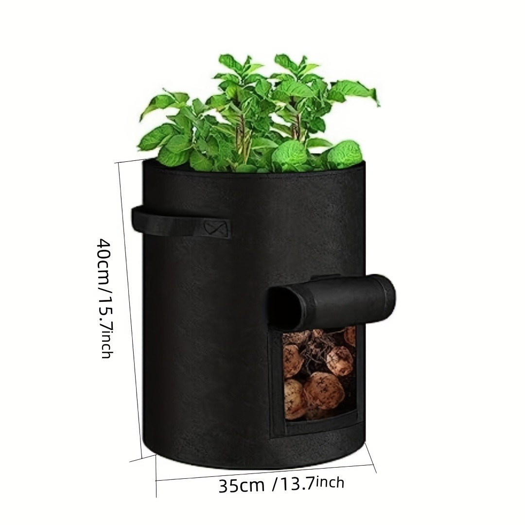 7 Gallon/10 Gallon Garden Potato Grow Bags With Flap And - Temu