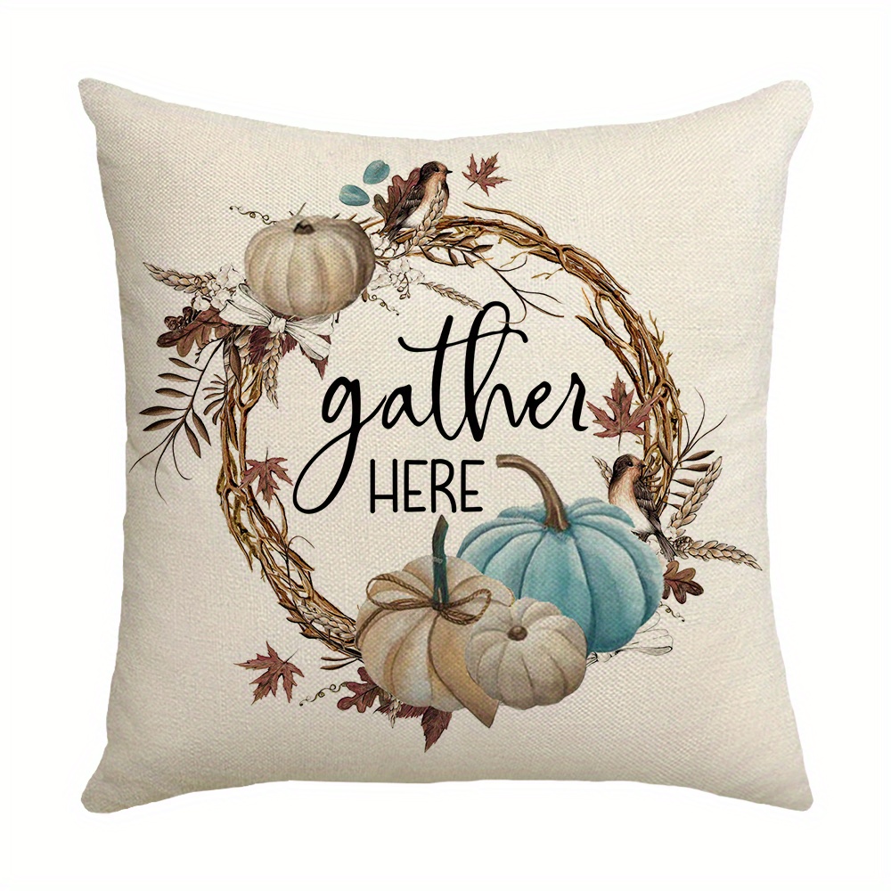 Fall Pumpkin Decorative Throw Pillow Covers Add A Touch Of - Temu