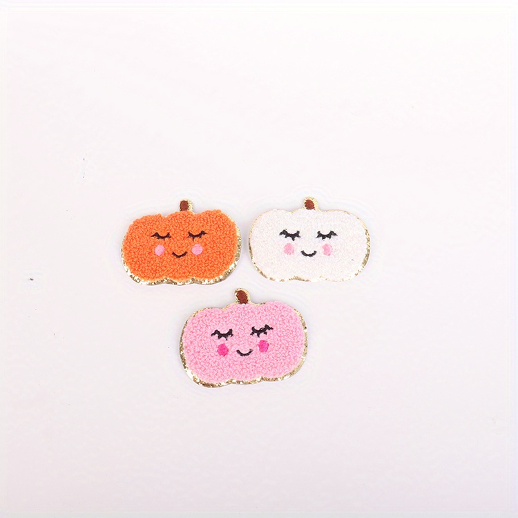 Ghost Pumpkin Chenille Patch Sequin Edge Iron On Patches For - Temu