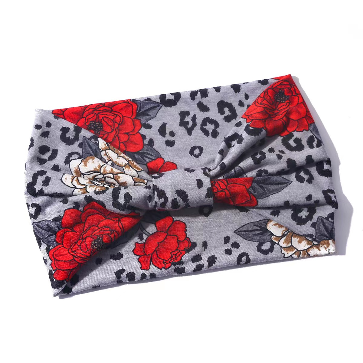 Flower Leopard Print Headband Pour Femmes Bandeau Extensible - Temu Canada