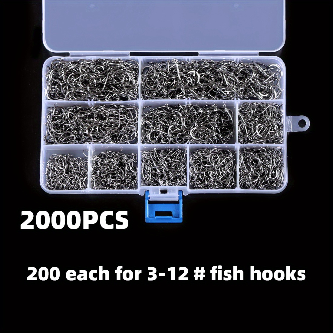 High Carbon Steel Barbed Small Fishing Hooks In 10 Sizes 3# 12# With Hole  Pesca Tackle Accessories WH 03328U From Yutf569, $23.4