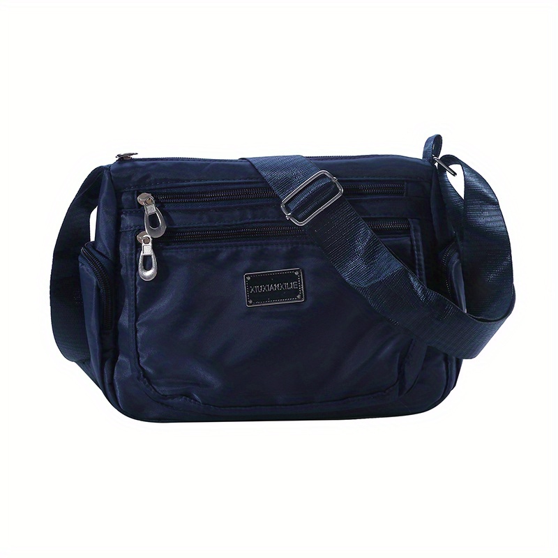 Large Capacity Waterproof Nylon Shoulder Bag, Women's Multiple