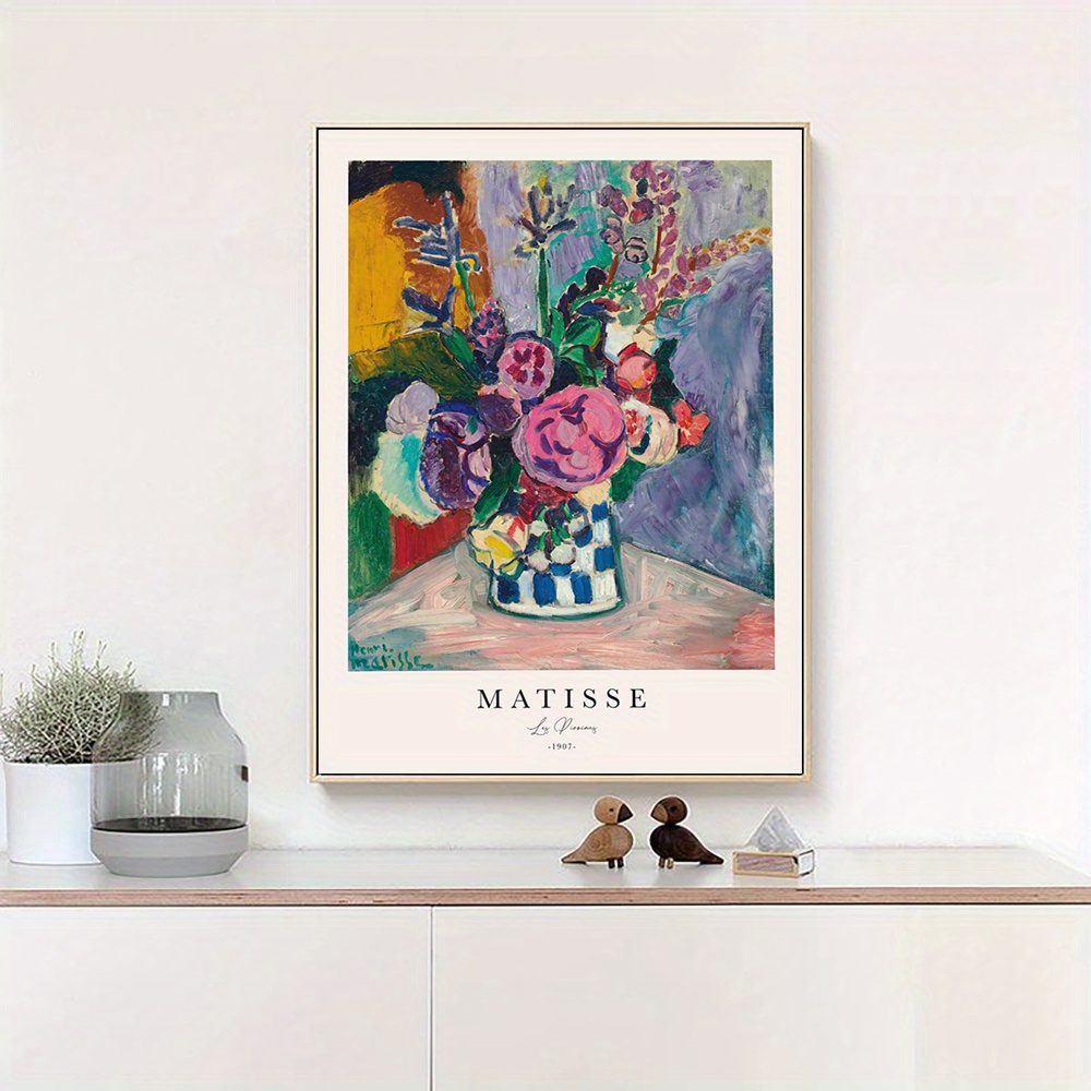 Matisse Art Canvas Print Matisse Poster Matisse Wall Art - Temu