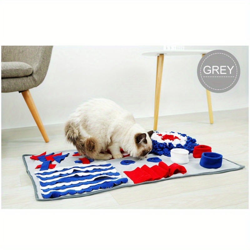 Pet Snuffle Mat for Dogs Cat Boredom Interactive Feed Game