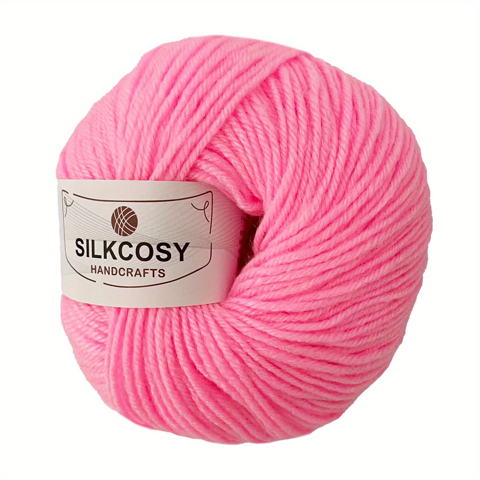 1roll Crochet Yarn Solid Color Soft 4 Ply Yarn 426ft 130m Suitable Knitting  Sweater Hat Scarf Shoes Blanket 50g, High-quality & Affordable