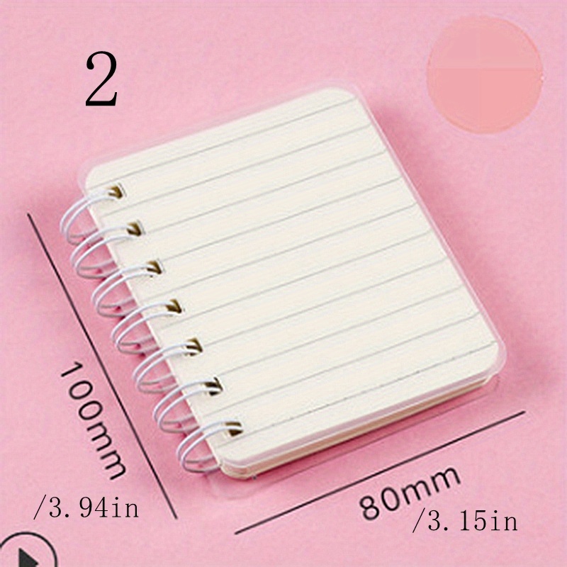 A7 Mini Spiral Notebook Grid Lined Paper