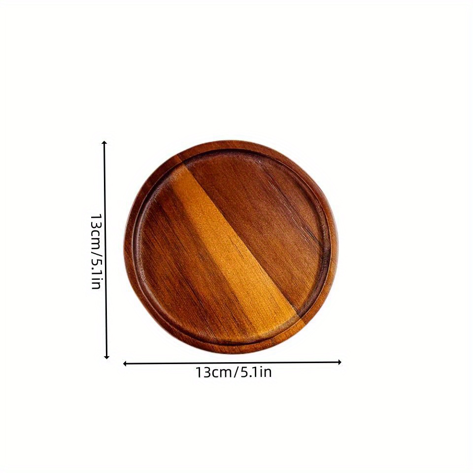 Acacia Wood Tray For Serving Food Snacks Drinks Sushi Steak - Temu