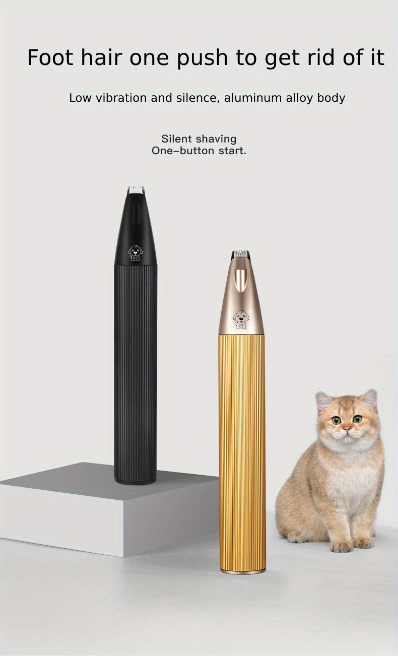 Silent shaver for outlet cats