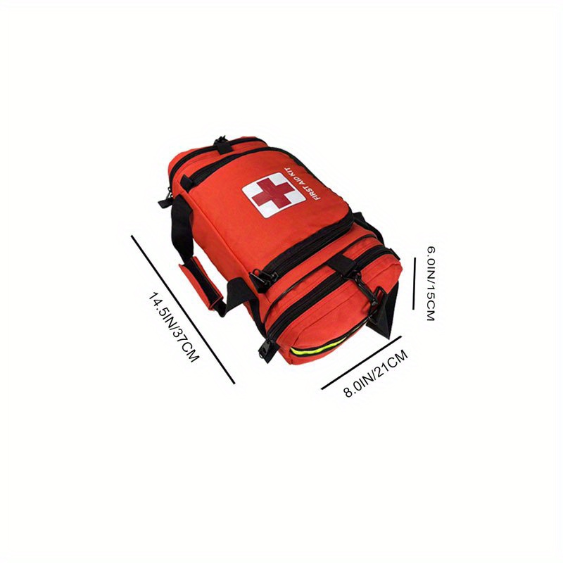 AOUTACC Botiquín de primeros auxilios vacío, ligero, bolsa vacía de  primeros auxilios para emergencias en el hogar, oficina, automóvil, al aire  libre