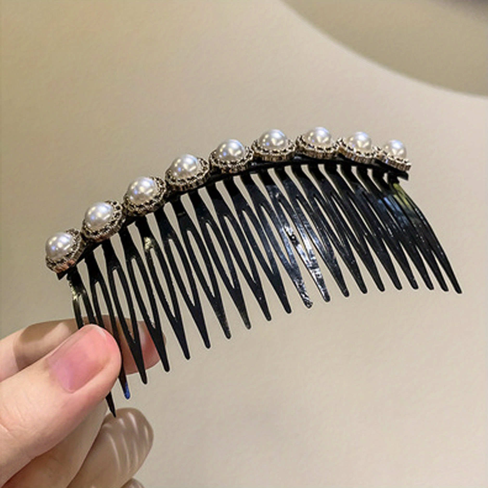 Pearl Hair Side Comb Decorative Hair Combs for Women Accessories