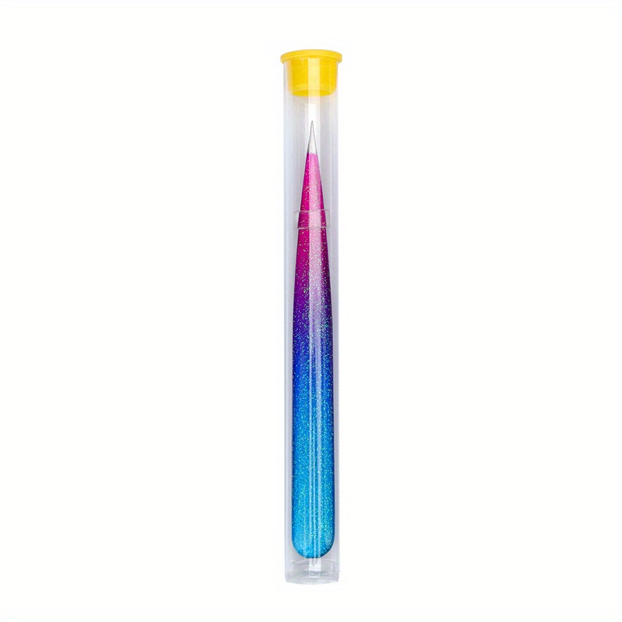 Professional Stainless Steel Eyebrow Tweezers for Precision Hair Removal