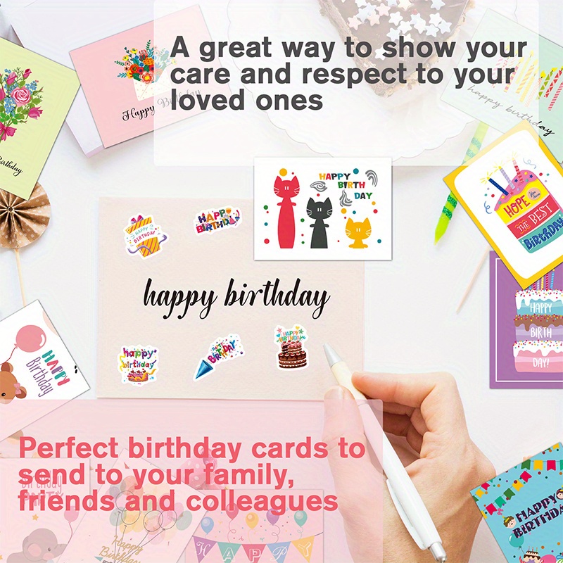 Birthday Card Assortment Box Set (11 Cards) - Version 2