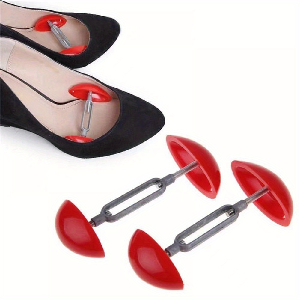 2pcs Adjustable Mini Shoe Stretchers for High Heels, Sneakers & Faux Shoes - Anti-Wrinkle Shaping Tool, Easy-to-Use Expander