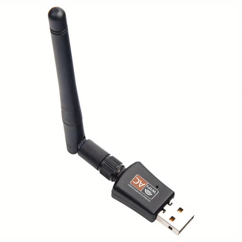 ac600m dual band usb wireless card 2 4 5g receiver and transmitter computer wireless network adapter 5db details 8