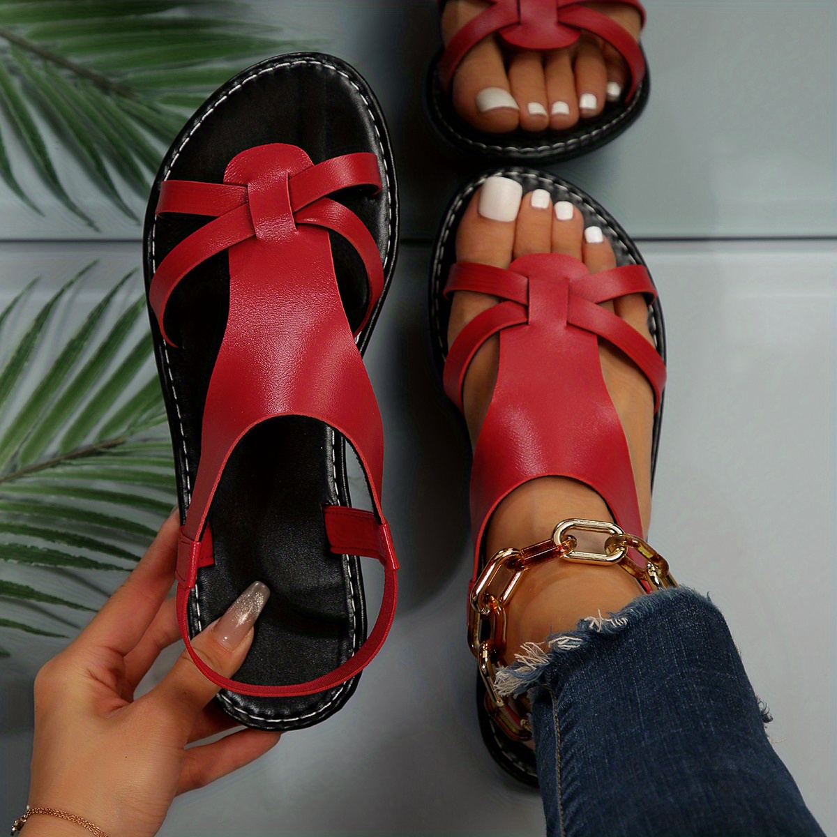 Sandalia plana Academy - Mujer - Zapatos
