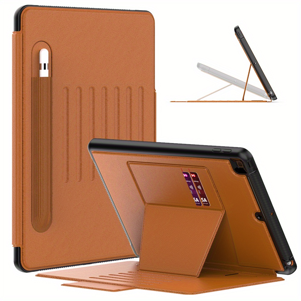 For iPad 8th 7th 10.2 Air 4 10.9 9.7 11 Magnetic PU Leather