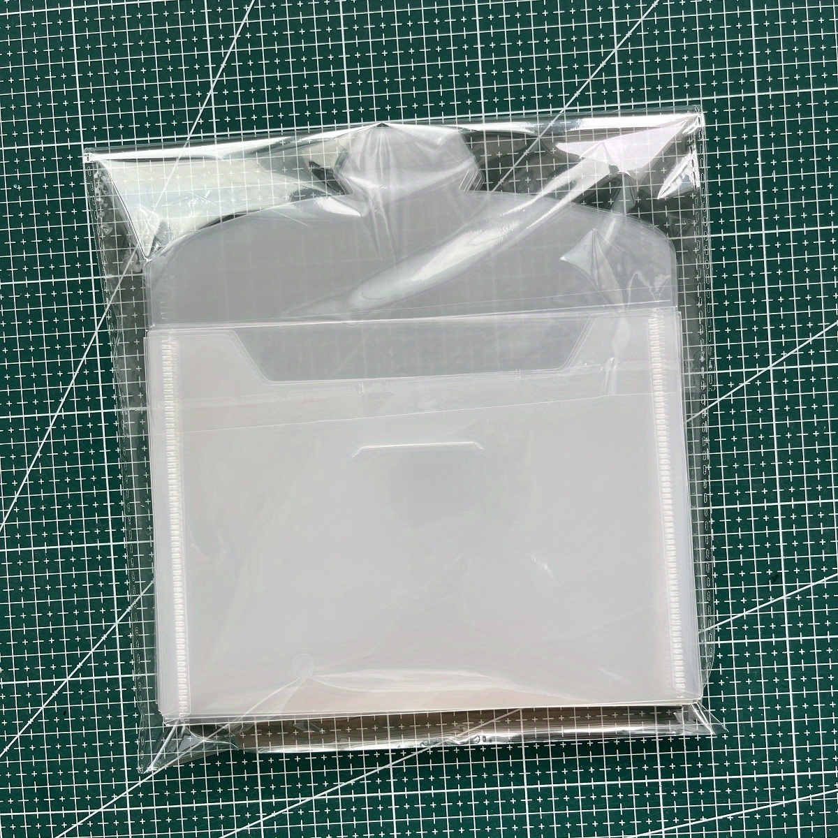 10pcs Transparent File Bag, File Storage Bag, Plastic Storage Bag For Storing Scrapbooking Storage Cutting Dies, Paper Cards