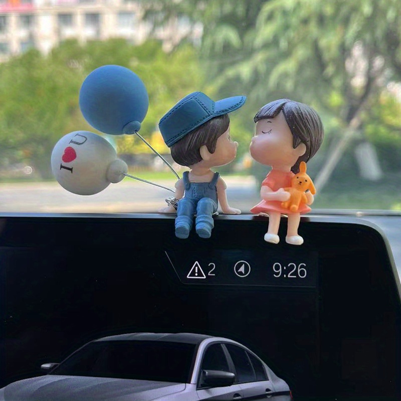 New！ Cute Couple Doll Boy Girl Car Dashboard Decoration/car