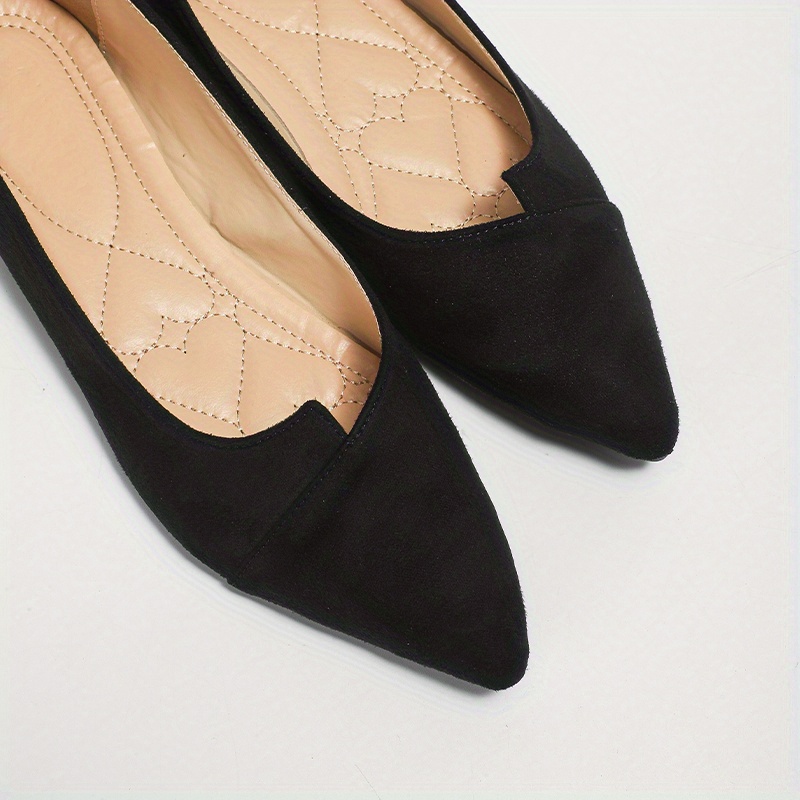 Black flat shoes size 2024 6