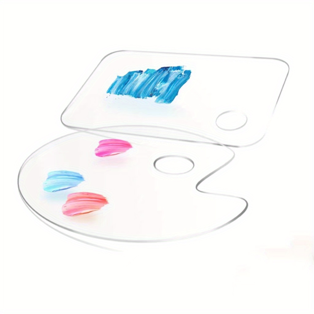 Thickened Plastic Acrylic Palette Gouache Paint Palette Art Painting  Thickened Paint DIY Children's Paint Oil Painting Palette