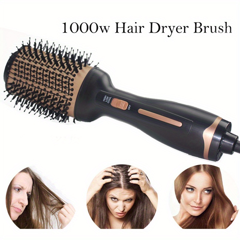 hair dryer brush hot air brush 3 in 1 drying brush hair dryer volumizer diy hair styling tool for all hair types details 7