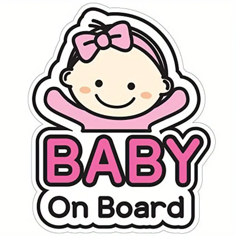 Eye catching Cartoon Baby Board Sticker Perfect Gift New - Temu Japan