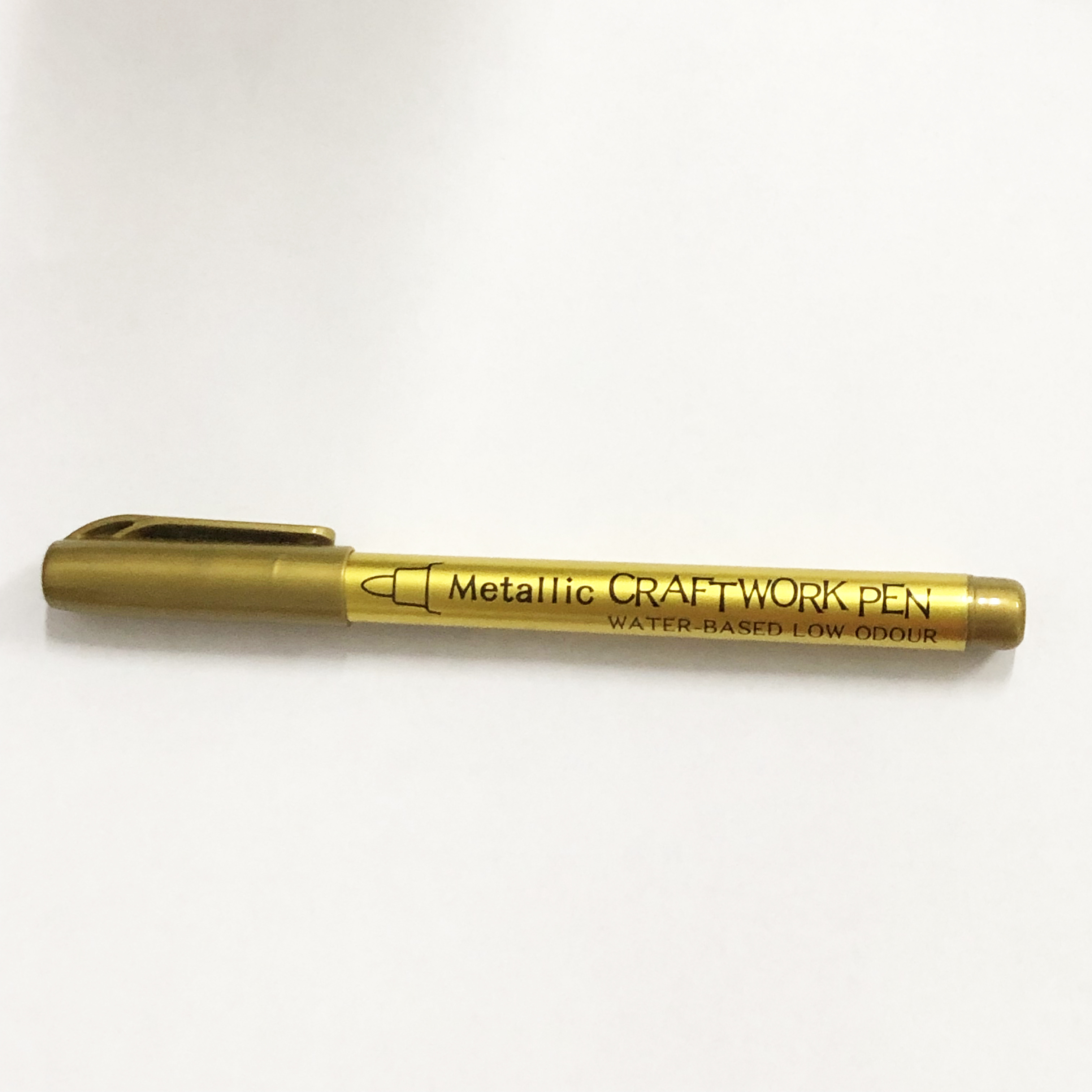 4) Pack Metallic GOLD Paint Marker Pen Arts Crafts Waterproof Permanent  School 6 - Art Pens & Markers, Facebook Marketplace
