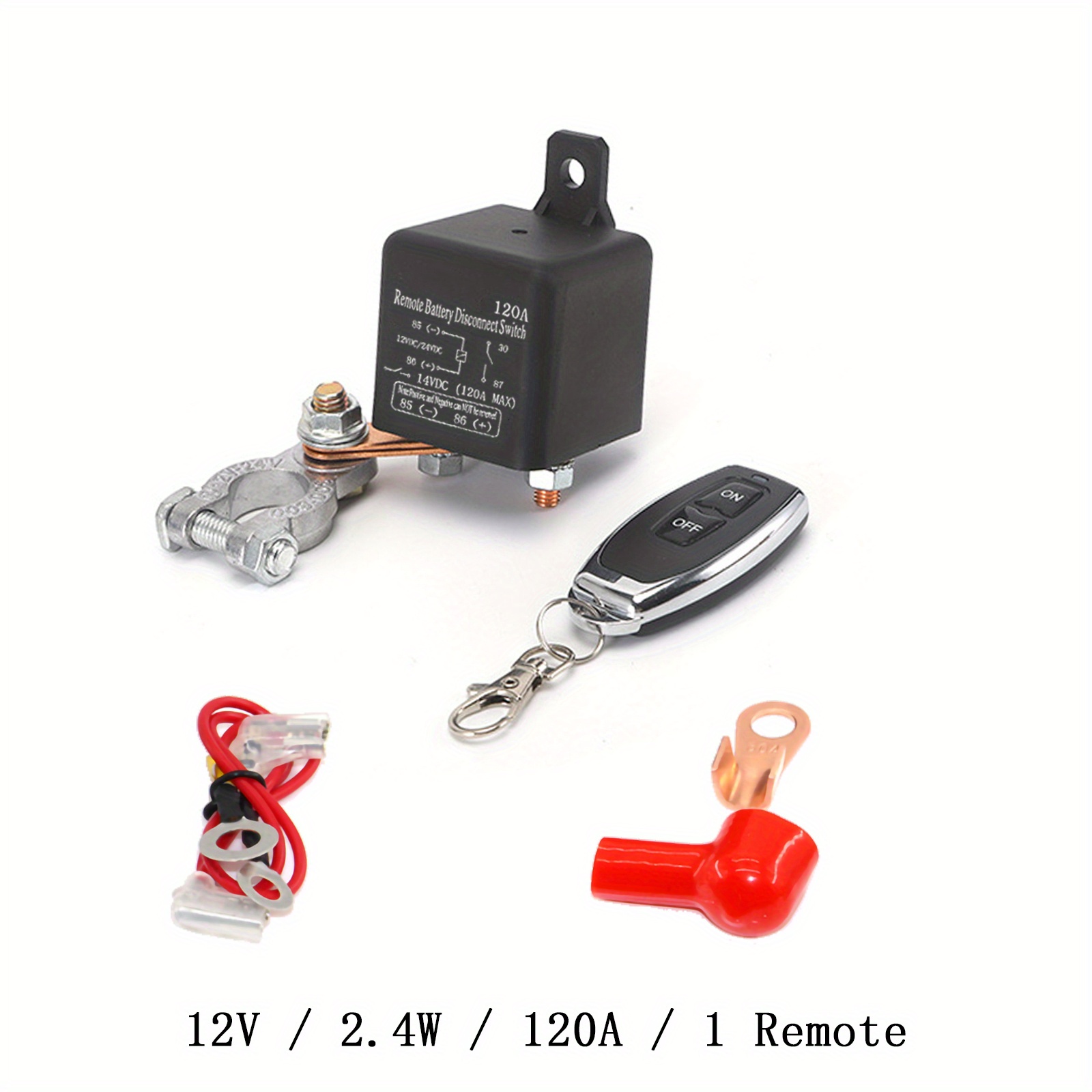 Car Battery Disconnect Isolator Cut off Switch Relay W/ - Temu