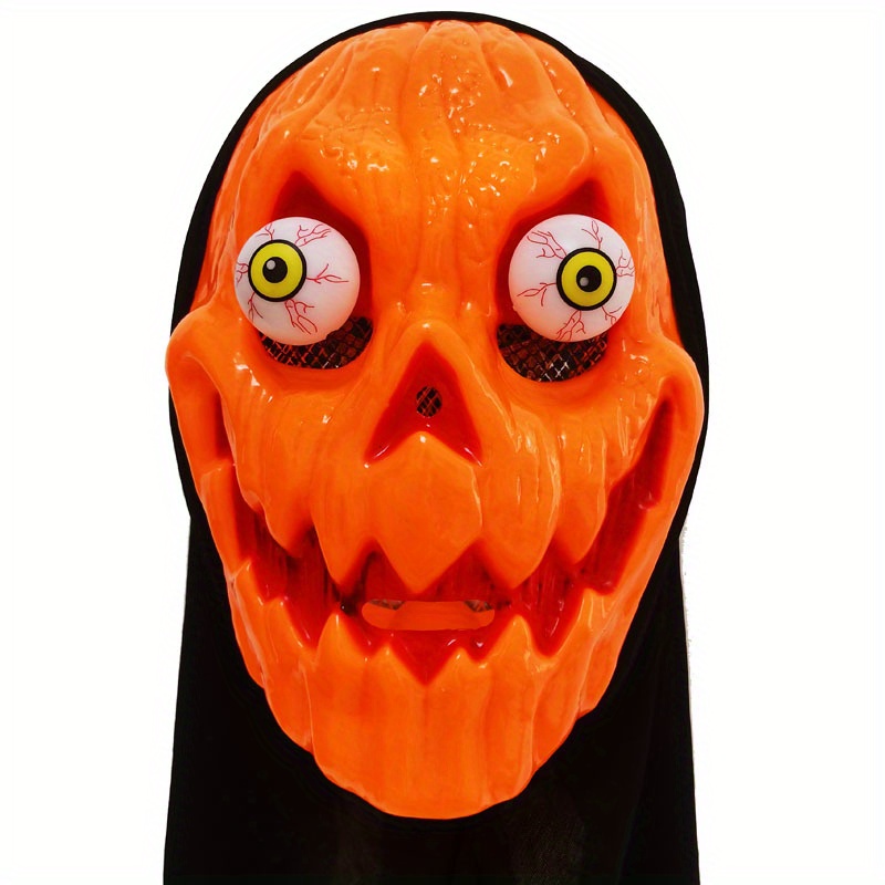 Halloween Terror Ghost Scary Pumpkin Mask Halloween Pumpkin - Temu