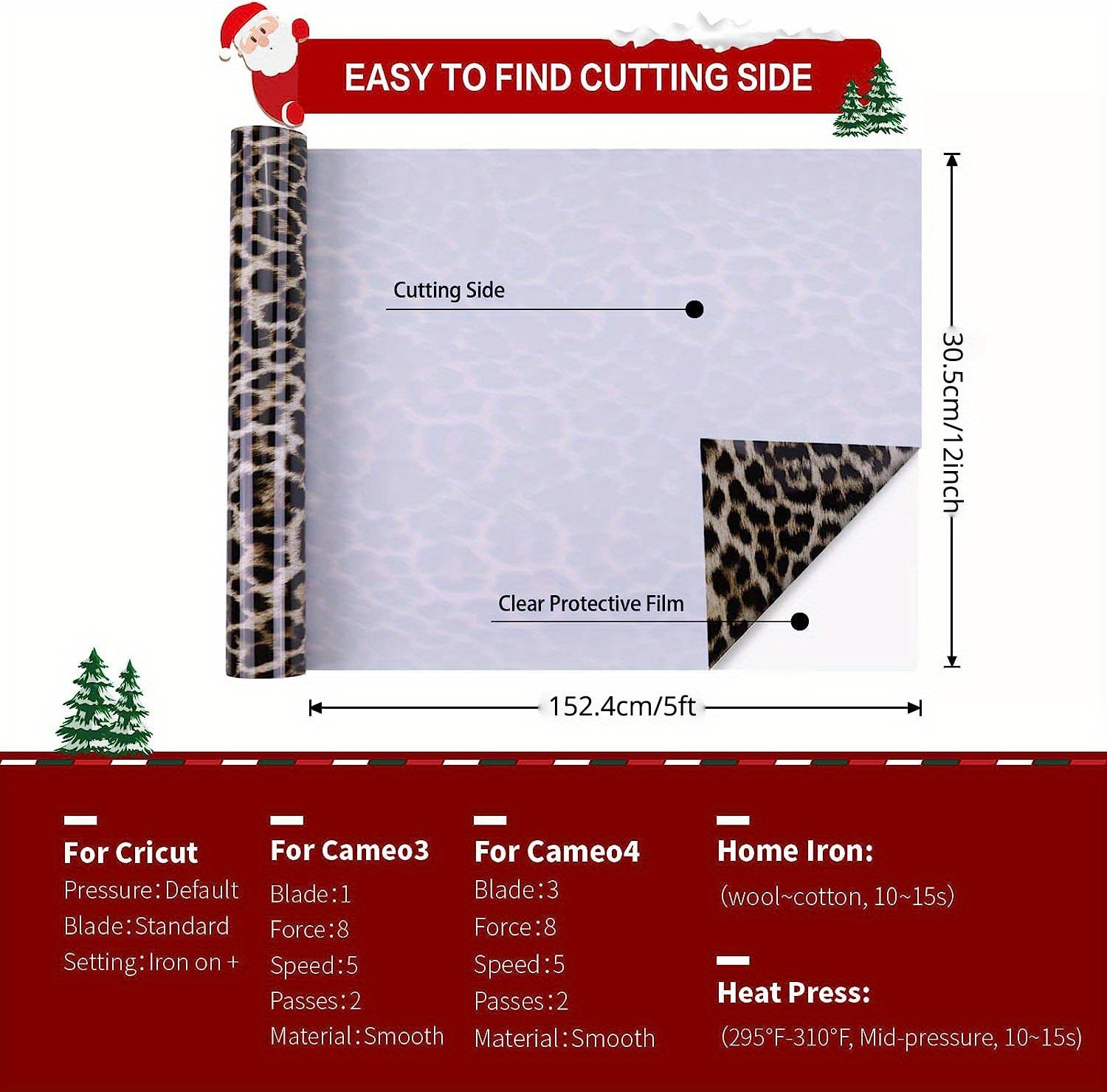 4th of July Leopard Puff Heat Transfer Vinyl Sheet – Hernandez Homemade  Blanks & More