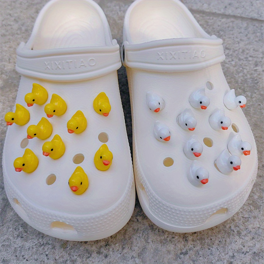 Luminous 3d Duck Dolphin Kawaii Cartoon Shoes Charms For - Temu