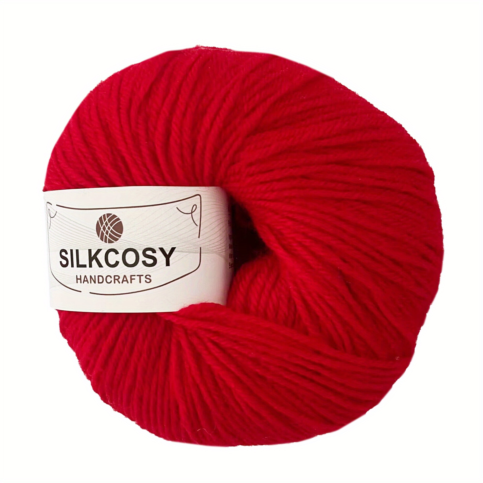 Solid Color 4 ply Cotton Yarn For Knitting And - Temu