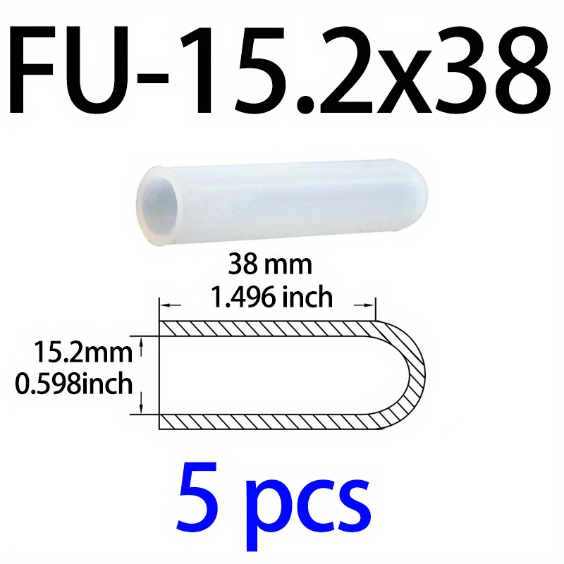 Lote de 10 Tapa Tornillos Blanco PVC Modelo Grande Diámetro 17,5 MM