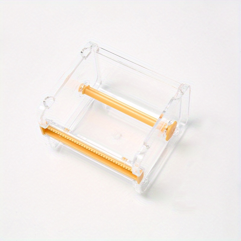 Adhesive Tape Dispenser, Practical Transparent Plastic Storage