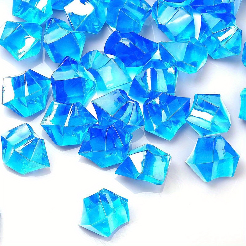 Premium Multicolored Fake Crushed Ice Rock Plastic Gems Jewels