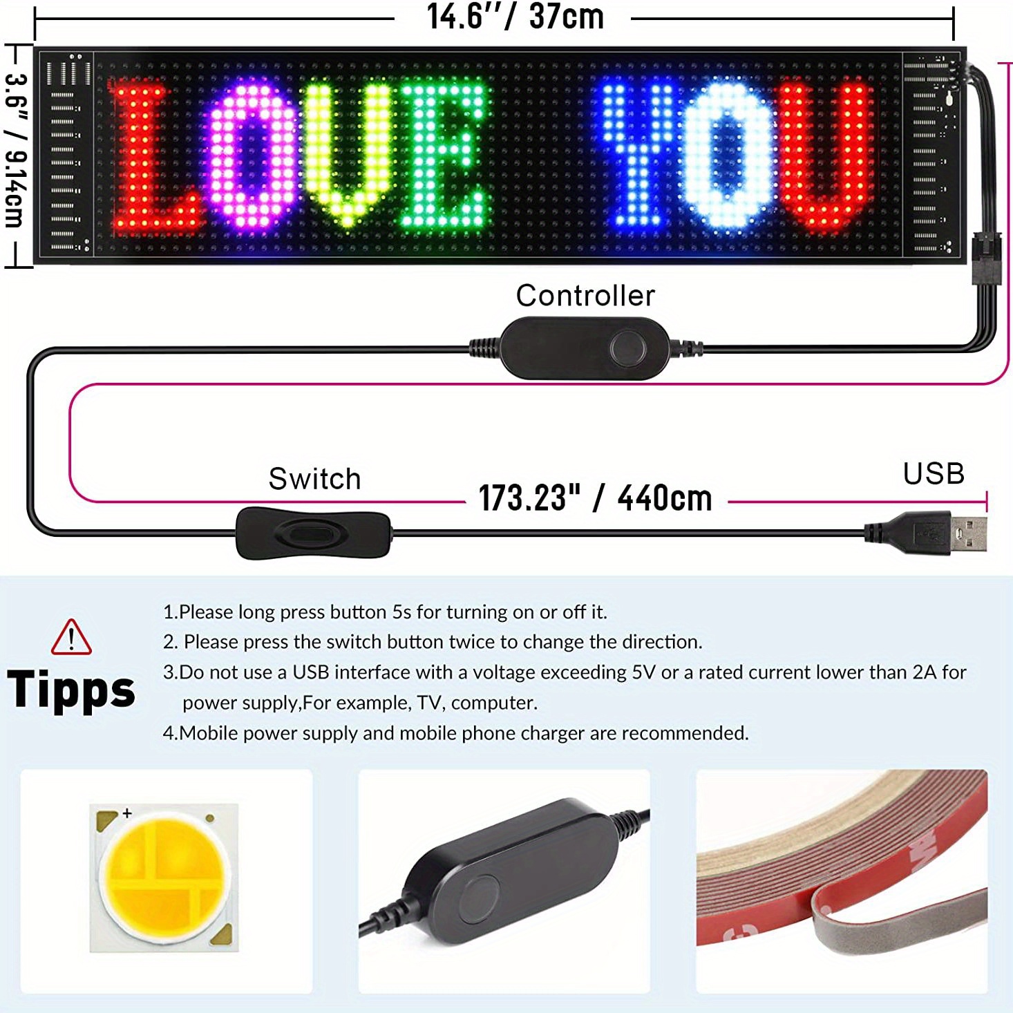 Led Flexible Light Strip Christmas Decorative Light Strip - Temu Austria