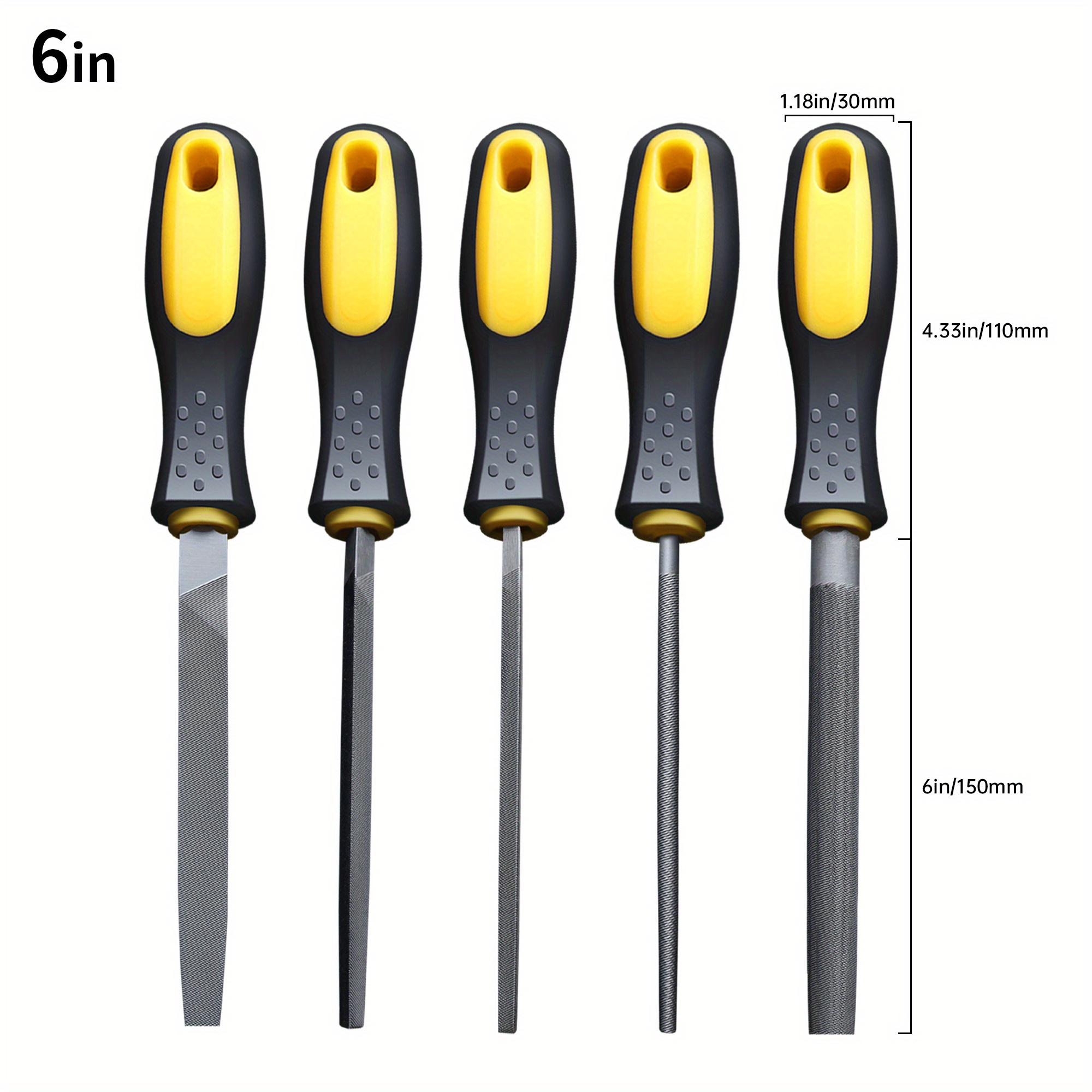 Flat File Durable Steel File Sharpen Tools Deburr Double Cut Temu