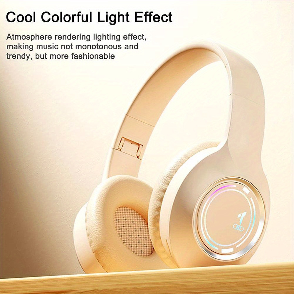 M3 BT 5.3 Wireless Headphones - Beige