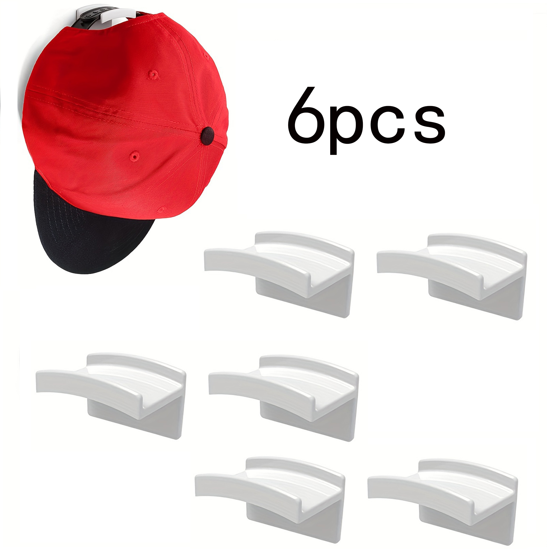 Simple Hat Hook Wall Mounted Hat Holder Self Adhesive - Temu Canada