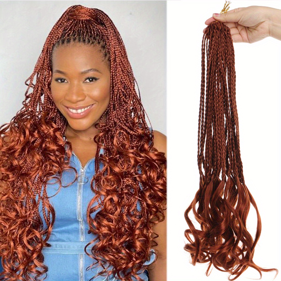45 72 Cm French Curl Crochet Braids Extensions Box Braids Crochet