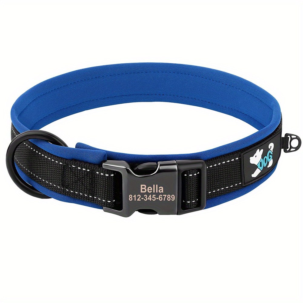 Dog collar hot sale with plate