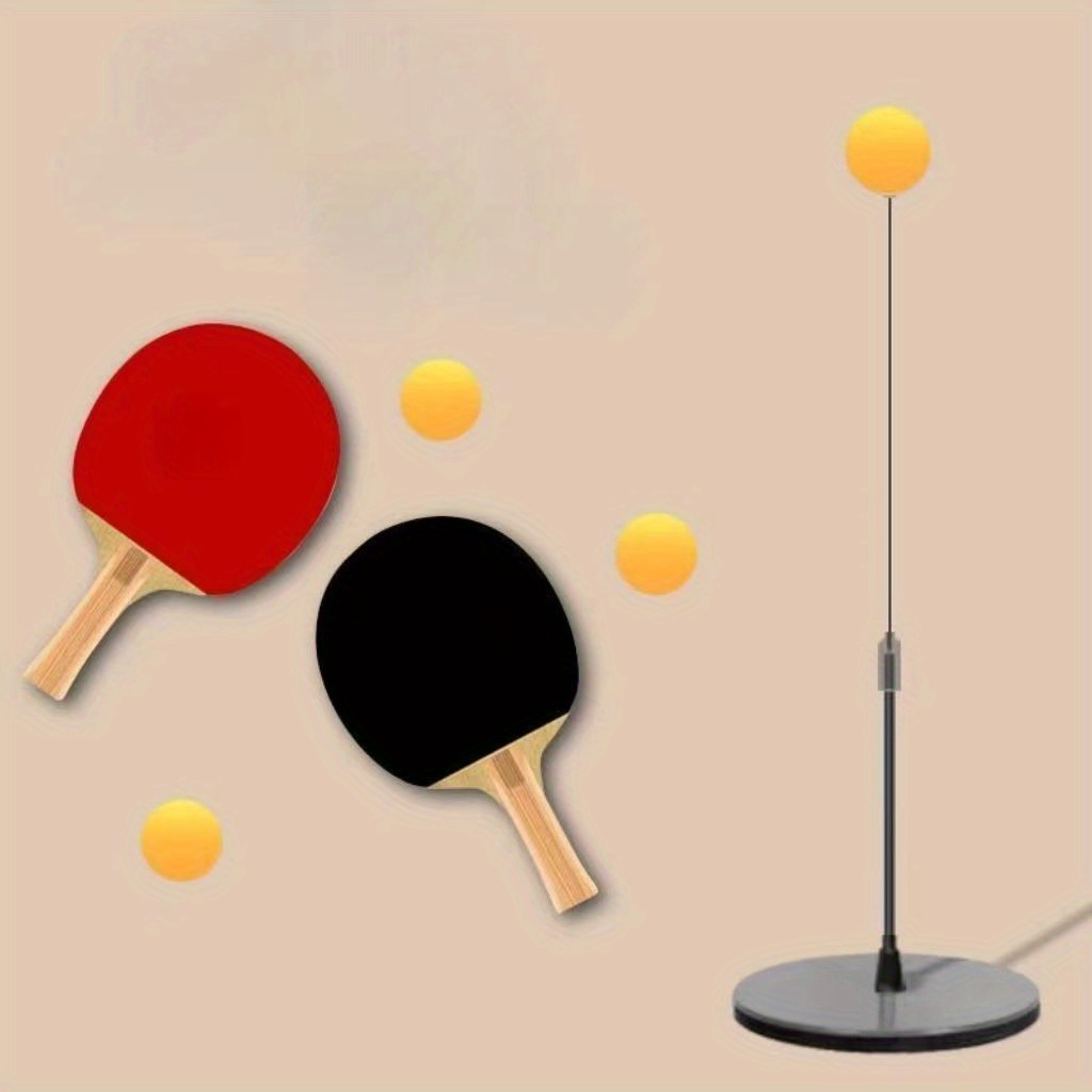 Entraîneur de Tennis de Table avec Manche Souple Élastique pour Enfants,  Formation à la Vision Entraîneur de Tennis de Table, Léger et  Portable,Hauteur 100cm : : Sports et Loisirs