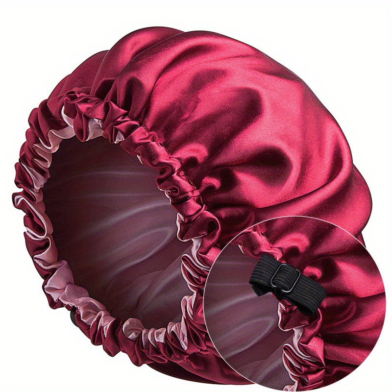 Double Layered Large Lace Sleeping Cap Bath Cap