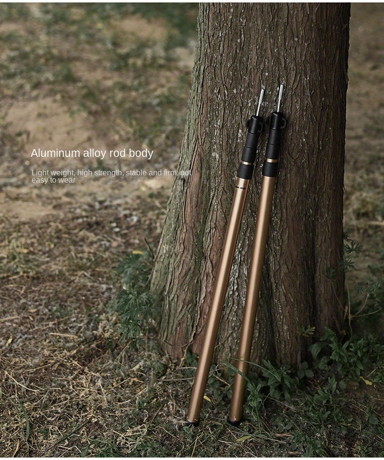 Portable Retractable Canopy Pole Lightweight Aluminum Alloy Rod For