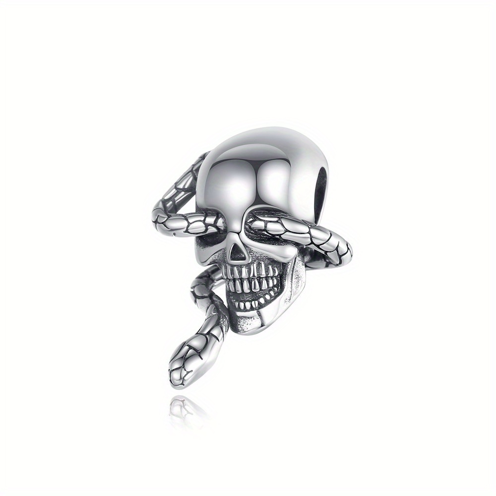 1 Stück Versilberte Halloween-Totenkopf-Köpfe-Kollektion, Bezaubernde  Totenkopf-Perlenkrone Für Selbstgemachte Schlangenmuster-Armbänder Und  Verschiedene Halsketten, Schmuckherstellung, Halloween-Dekoration - Temu  Austria