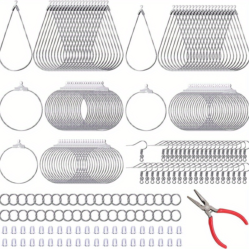 148 Piezas Kit Fabricación Pendientes 100pcs Ganchos - Temu Chile