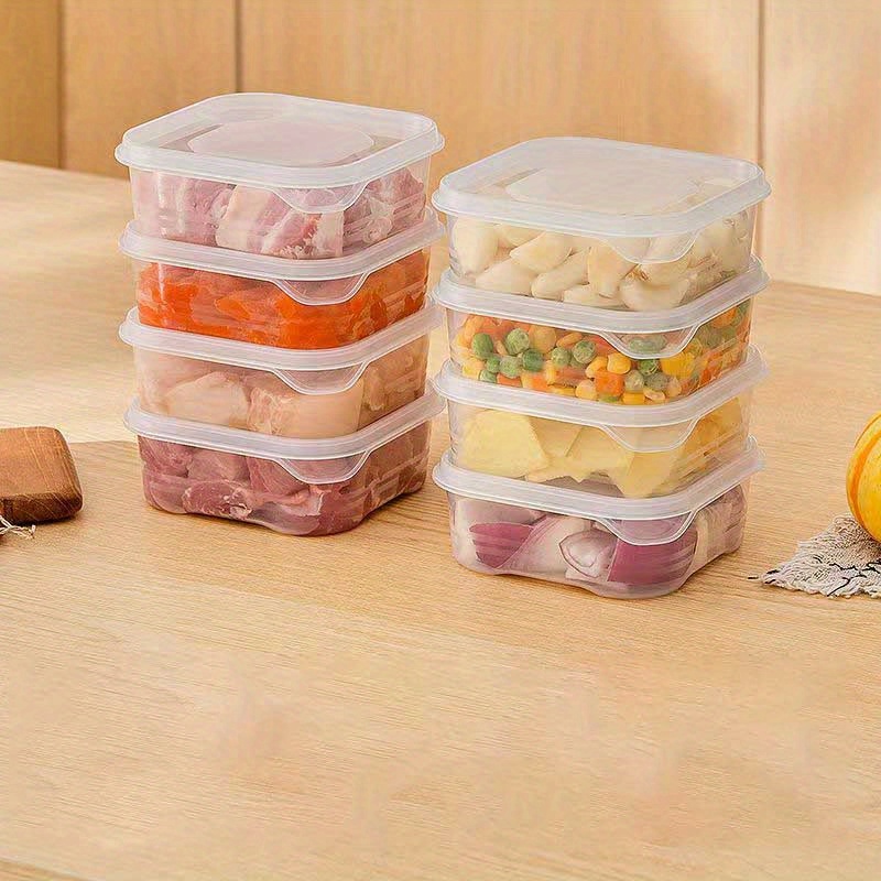 Frozen Meat Compartment Box Food Storage Containers Organizers Refrigerator  Storage Box Food Packaging Kitchen Items Gadgets