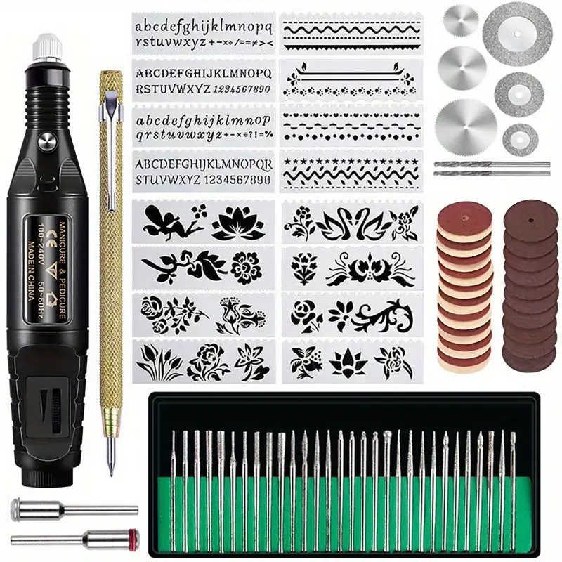 Engraving Tool Kit Multi functional Electric Corded Micro - Temu