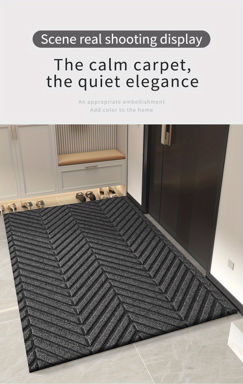 Heavy & Duty Door Mat Indoor Doormat, Low-pile Entryway Rug Door Mats,  Non-slip Rubber Backing, Low-profile Entrance Rugs, Waterproof Resist Dirt  Doormats Machine Washable Inside Floor Door Mat For Entryway - Temu