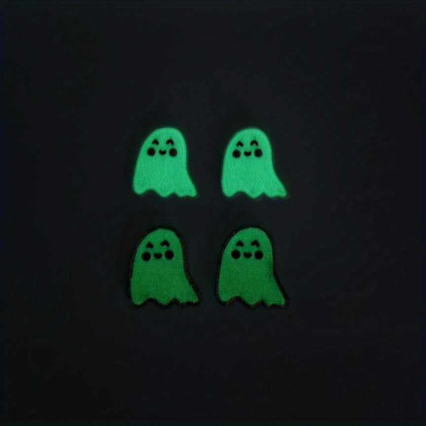 Ghost Pumpkin Chenille Patch Sequin Edge Iron On Patches For - Temu